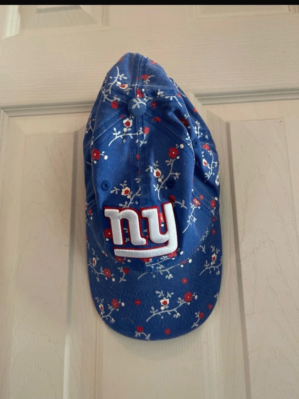 NFL Blue Floral New York Giants Baseball Cap